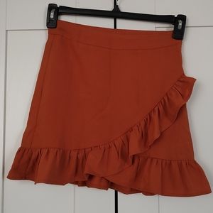 Rust color skirt